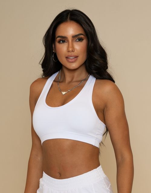 F021-Top Reforçado Nadador Fitness com Bojo Removível