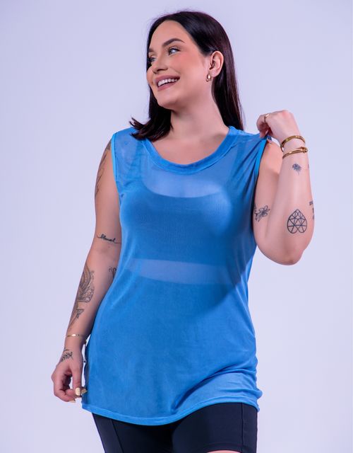 F451 - Regata fitness em tule.