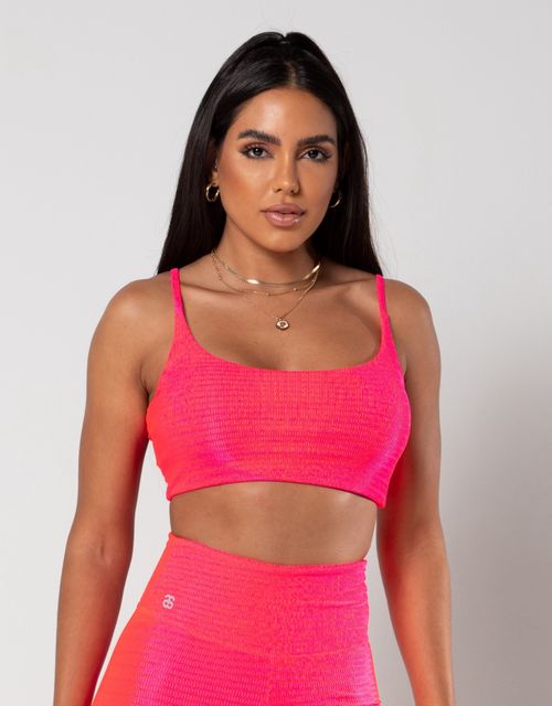 F423 - Top conforto alcas retas com bojo removivel e alcas com elastico, tecido canelado.