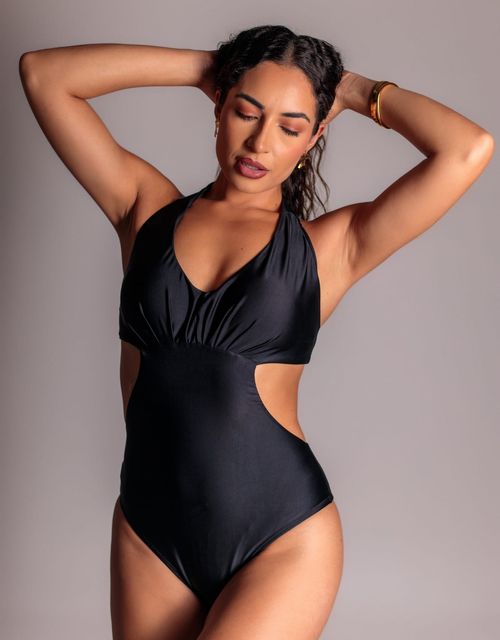 B543 - Maiô engana mamãe com bojo removível, bumbum médio.