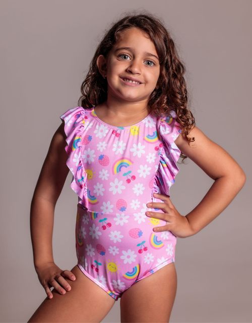 B544 - Maio infantil com babado.