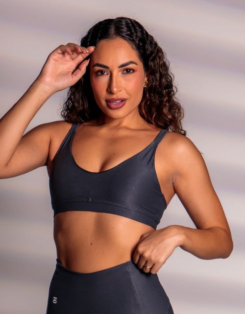 F482T - Top reforcado alcas retas com bojo removivel.