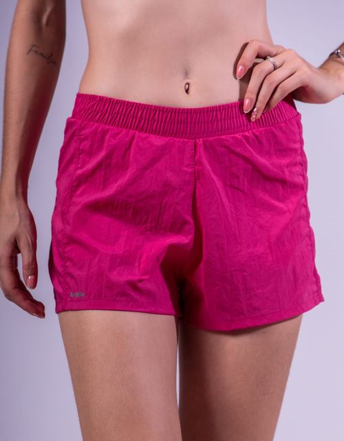 F217 - Short sobre short fitness em tactel com forro.