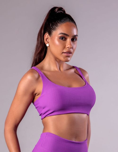 F465P - Top conforto alcas retas com bojo removivel, alcas largas com elastico, tecido Paris.