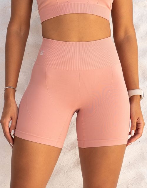 F534 - Short jordana cós alto, linha seamless