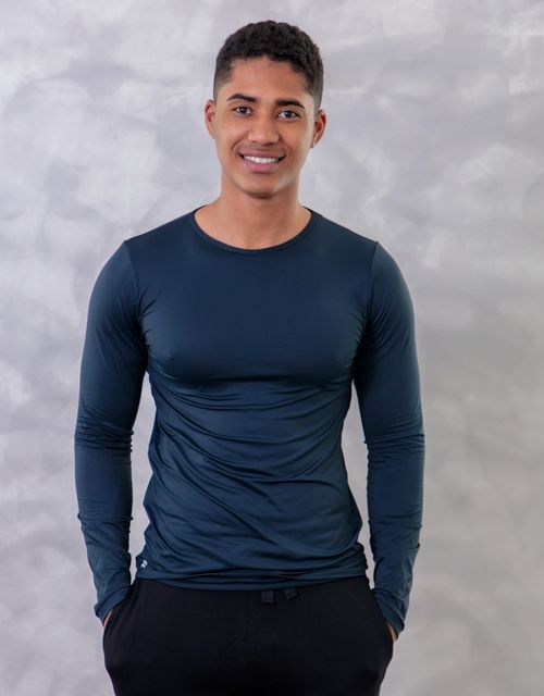 B232- Blusa manga longa masculina com proteção UV.